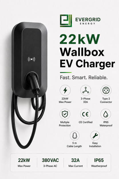 22kW Wallbox EV Charger